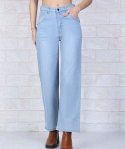 Light Wash Wide Leg Jeans