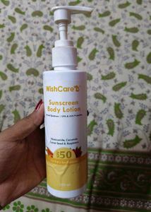 WishCare Sunscreen Body Lotion SPF 50