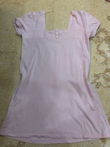 coquette Korean pink babydoll dress