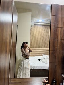 Ethnic Skirt with Paisley Print
