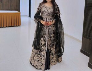 Black heavy gown