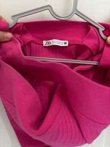 ZARA Criss-Cross Crop Top
