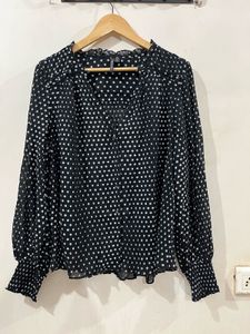 Forever New Tiarna Ruffle Trim Blouse