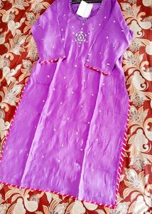 💜 kurta set With Dupatta