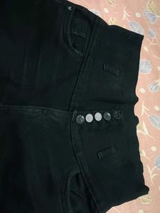 High Waisted Black Jeans