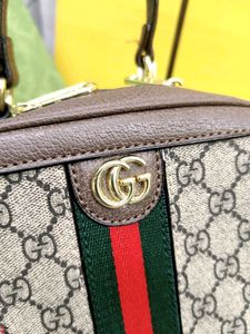 GUCCI OPHIDIA MINI TOP HANDLE BAG IN GG SUPREME CA