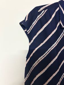 Chic Striped Button-Up Sleeveless Top