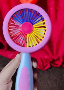 Mini Portable Rechargeable Fan with LED Light