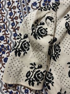 NEW Cream Floral Knit Cardigan