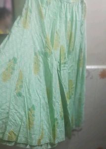 Light Green Ethnic Skirt