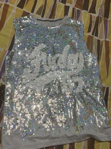 Sparkling Sequin Sleeveless Top