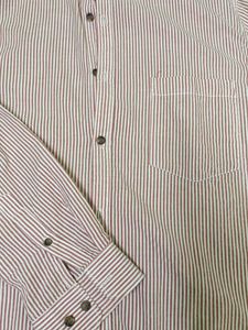 Men's Striped Button-Down Shirt
