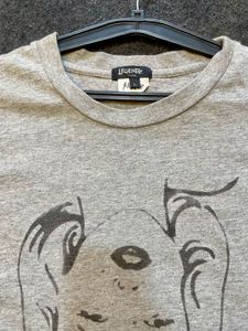 Grey Graphic Print T-Shirt