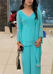 Y2K KURTI WITH PALAZZO CUSTOMIZED.