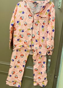 Brand New Pink Disney Character Pajama Set