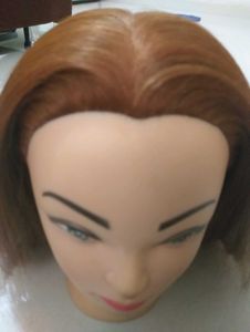 dummy for hair styling and practice with stand