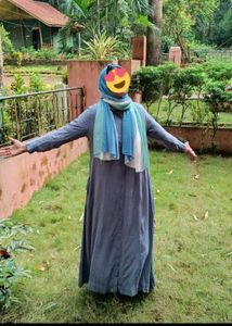 Elegant Blue Maxi/gown/Abaya