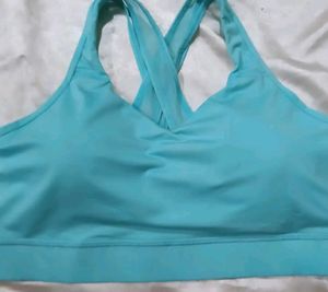 Stylish Blue Sports Bra