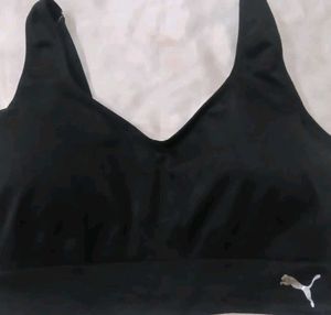 Puma Black Sports Bra