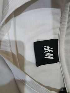 H&amp;M White Crew Neck T-Shirt