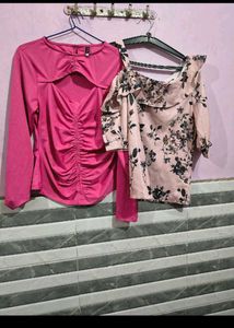 Stylish Ruched Cut-Out Top New Bust Size 30 or 32