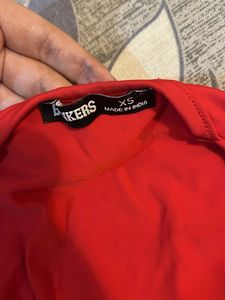 bonkers  Vibrant Red Sleeveless To