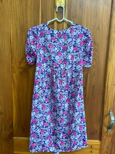 Chic Floral Print Midi Dress