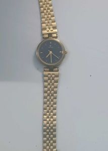 Elegant Gold Tone Titan Watch
