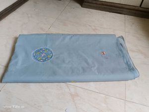 Light Blue Embroidered Dupatta