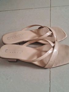 Tokyo Talkies Stylish Beige Strap Sandals