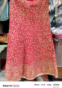 stunning bridal   red  Lehenga