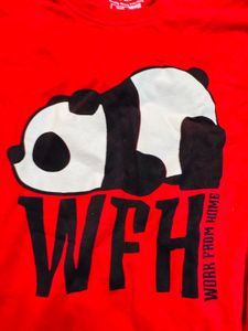 Red Panda WFH Graphic Tee