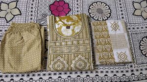 M size Stylish Cotton Kurta Set