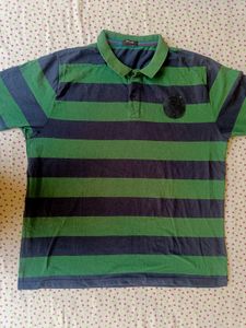 Men's Striped Polo T-Shirt