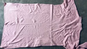 Elegant Embroidered Pink Knitted Kurta