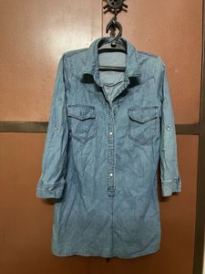 Denim Shirt Dress