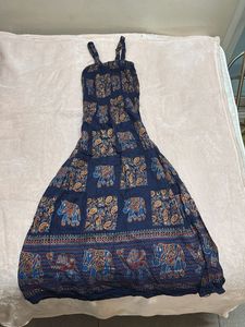 Ethnic Bodycon Flowy Dress