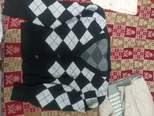 Light Blue &amp; White Patterned Cardigan bundle