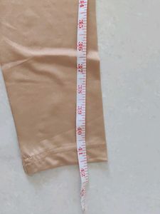 Gold Skinny Fit Leggings