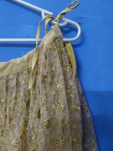 Gold Sequin Ethnic Skirt