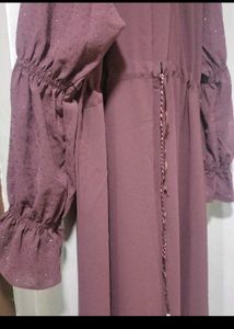Elegant Maroon Abaya