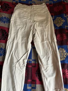H&amp;M High Waist Mom Jeans - Beige (Ladies)