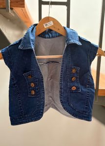 Denim Shrug Jacket