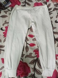 Maroon Velour Track Pants with White Stripes