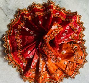 Laddu Gopal Fancy Dress Size 3,4,5 Colours Orange