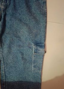 Blue Cargo Jeans