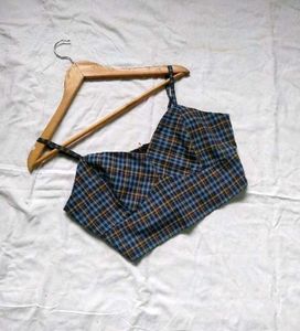 Checkered Crop Top(fixed price)