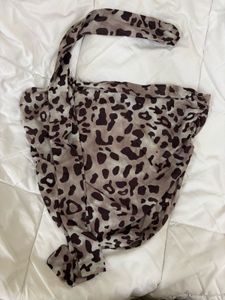 Stylish Leopard Print Halter Top
