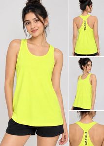 Prowl Neon Yellow Racerback Tank Top