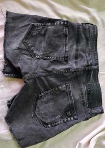 CalvinKleinBlack Denim shorts